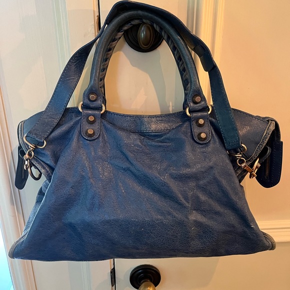 Balenciaga Cobalt Bag with Rose Gold Hardware - Picture 2 of 2